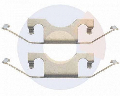 CARRAB BRAKE PARTS 2370 -  Комплектующие, колодки дискового тормоза